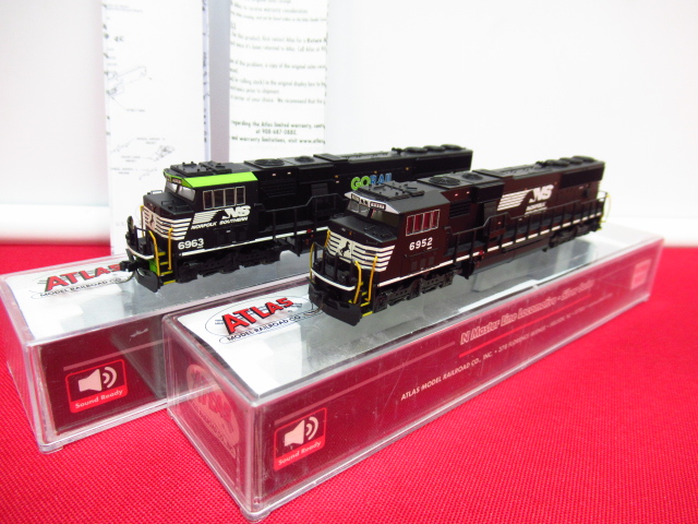 ATLAS アトラス SD60E NORFOLK SOUTHERN 6963 6952 2点セット