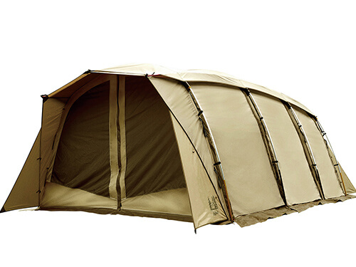 ogawa (オガワ) キャンプ アウトドア トンネル型テント アポロン [5人用] 2788 サンドベージュ×ダークブラウン