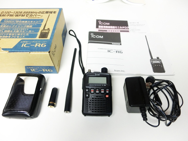 ICOM アイコム IC-R6 広帯域ハンディレシーバー ブラック