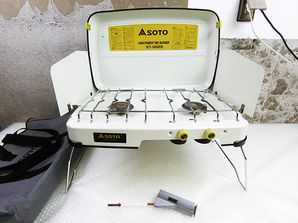 SOTO ST-N525 ハイパワー2バーナー ケース付 管理0327GHZ