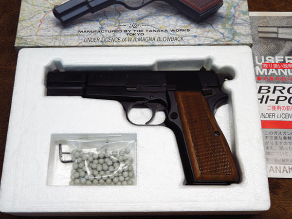タナカ ブローニング ハイパワー M1935 ガスガン ガス漏れ 管理0630i