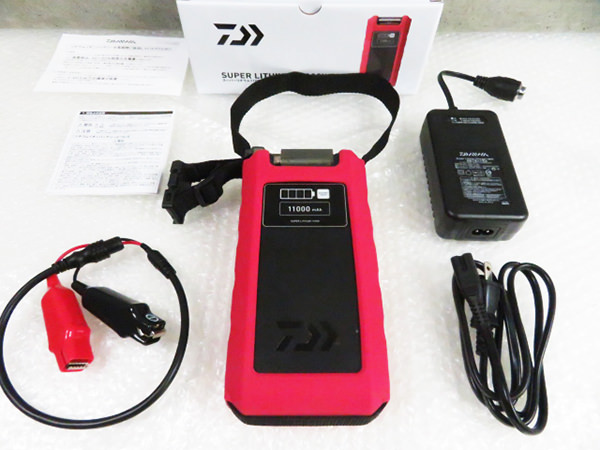 ダイワ 11000WP-C 充電器付きスーパーリチウムバッテリー
