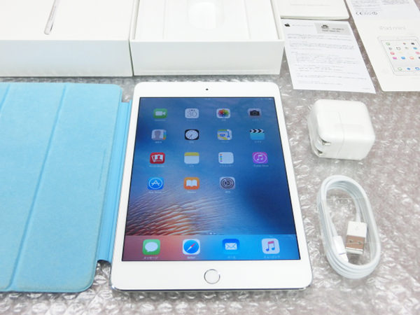 アップルのiPad mini4 Wi-Fiモデル128GB シルバー A1538を買取致しました！
