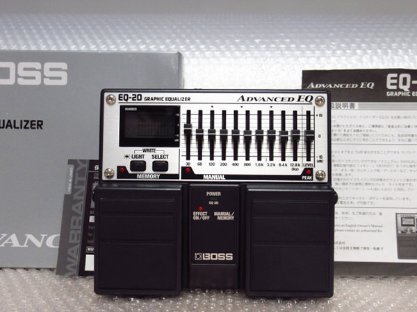BOSS EQ-20 GRAPHIC EQUALIZER ADVANCED EQ グラフィック イコライザー エフェクター 音響機器 管理2T1124H