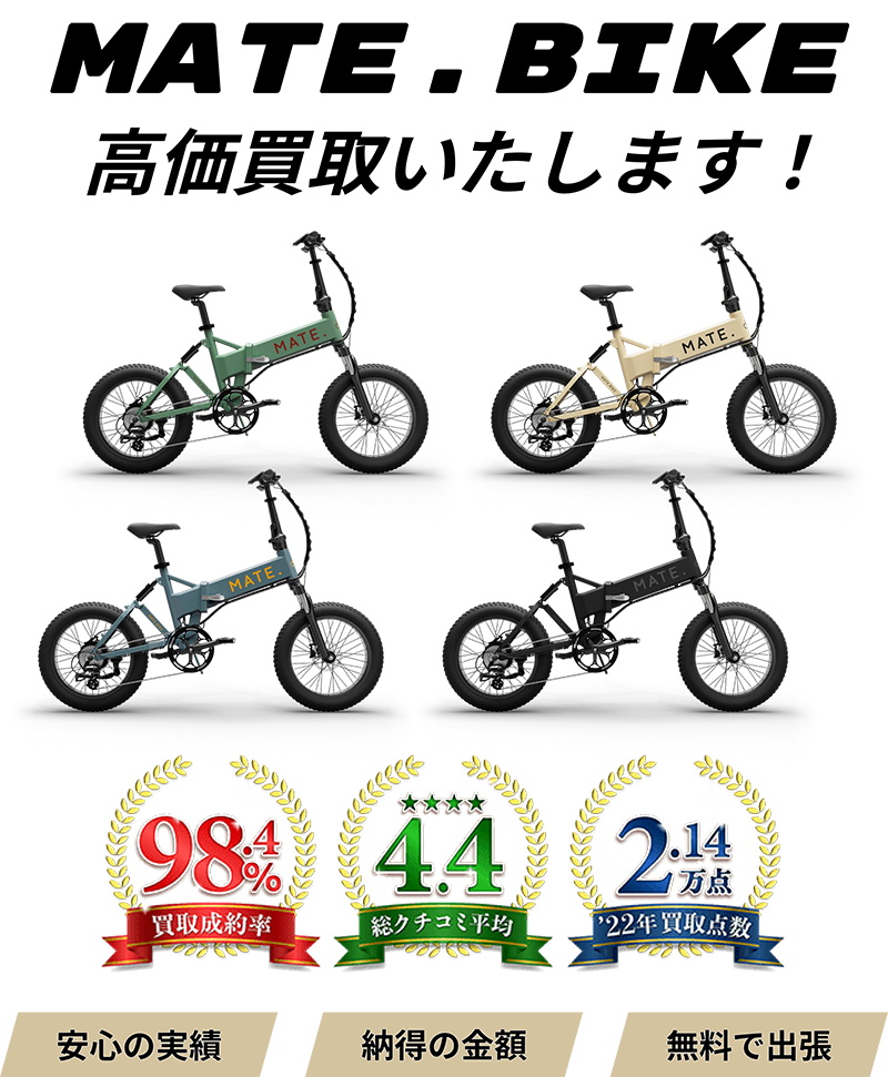 MATE.BIKE(メイトバイク) 高価買取ならトレードランドへ!!