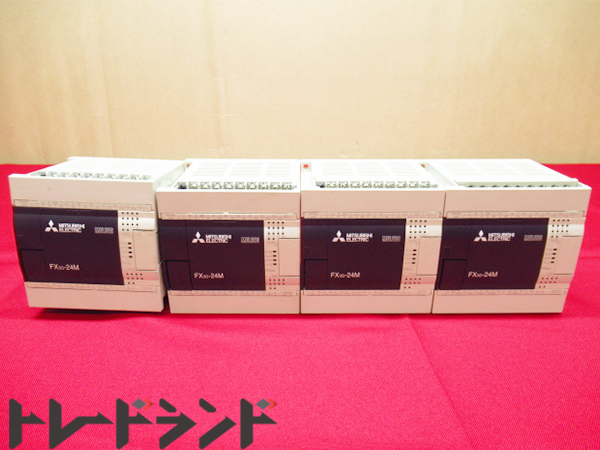 MITSUBISHI 三菱電機 シーケンサ FX3G-24MR/ES 2017年製 MELSEC-F 4点セット