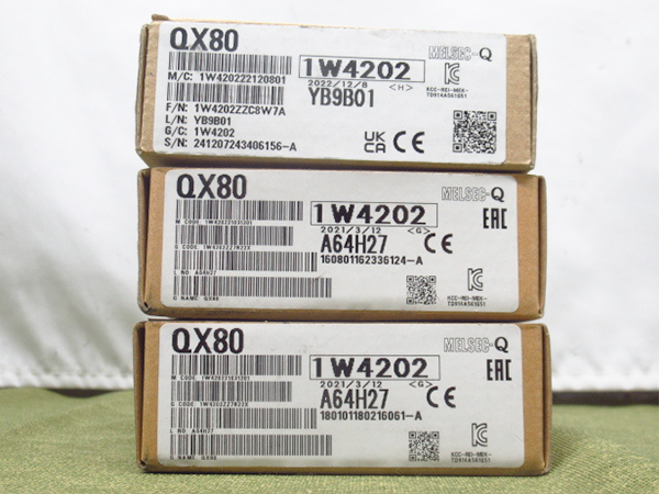 MITSUBISHI 三菱電機 QX80 MELSEC-Qシリーズ 入力ユニット 5個