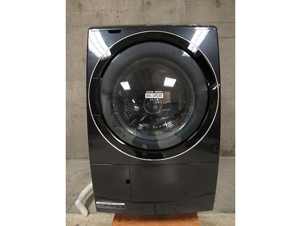 日立 BD-S7400L ヒートリサイクル 風アイロン ビッグドラム スリム 洗濯機 2012年製